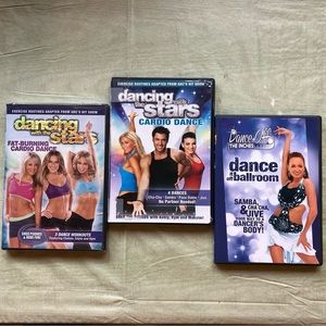 Dancing With the Stars Dance Fitness DVD Bundle, 3 DVDs, 7 Dances, Bonus Book